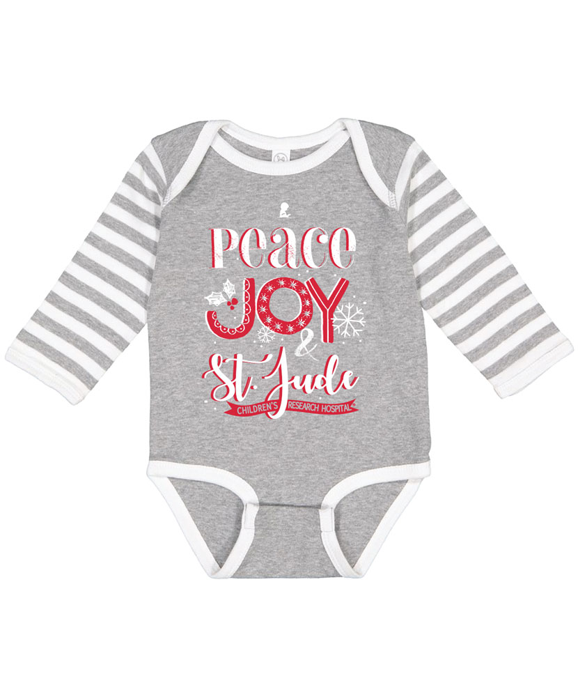 Peace Joy St. Jude Infant Pajama Onesie